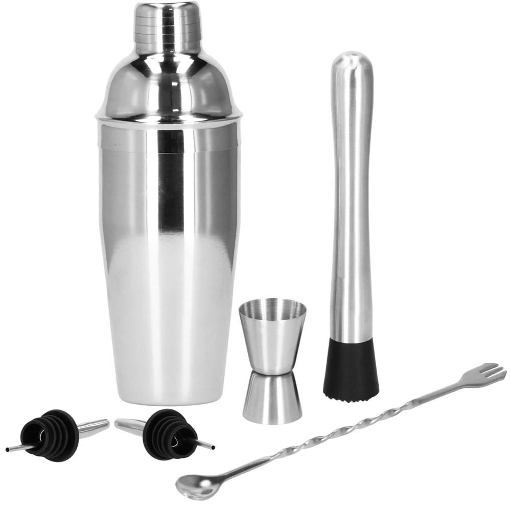 Set Cocktail Shaker Kit pentru barmani 750ml, KI14, 6 piese — imaginea 5