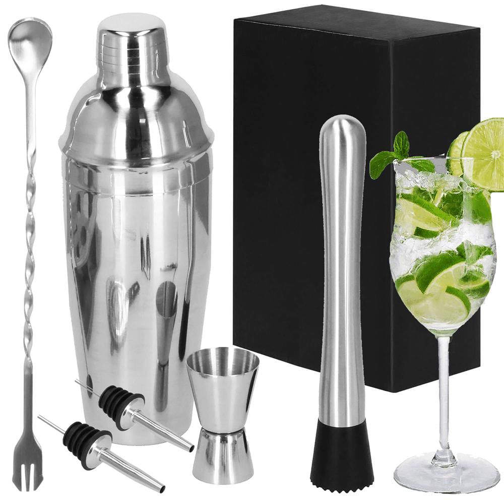 Set Cocktail Shaker Kit pentru barmani 750ml, KI14, 6 piese — imaginea 15