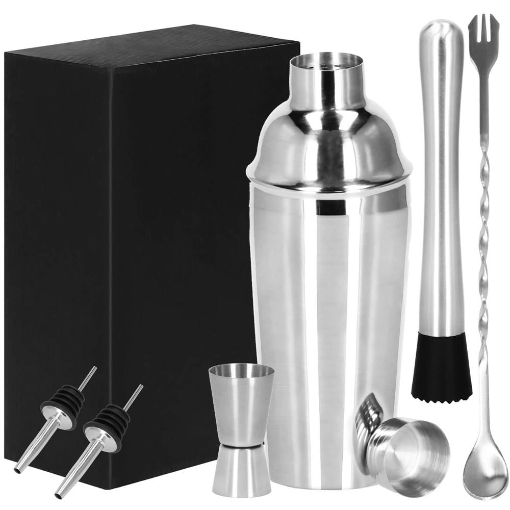 Set Cocktail Shaker Kit pentru barmani 750ml, KI14, 6 piese — imaginea 20