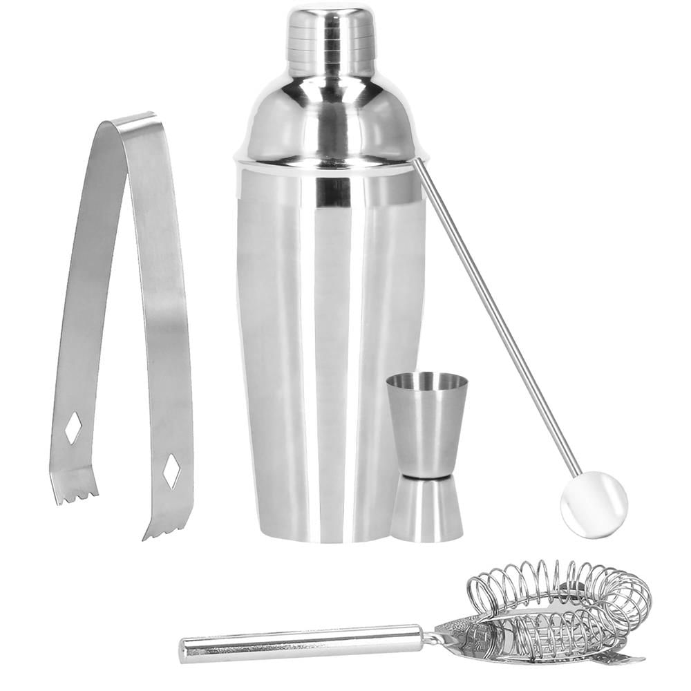 Set Cocktail Shaker Kit pentru barmani 750ml, KI21, 5 piese — imaginea 12
