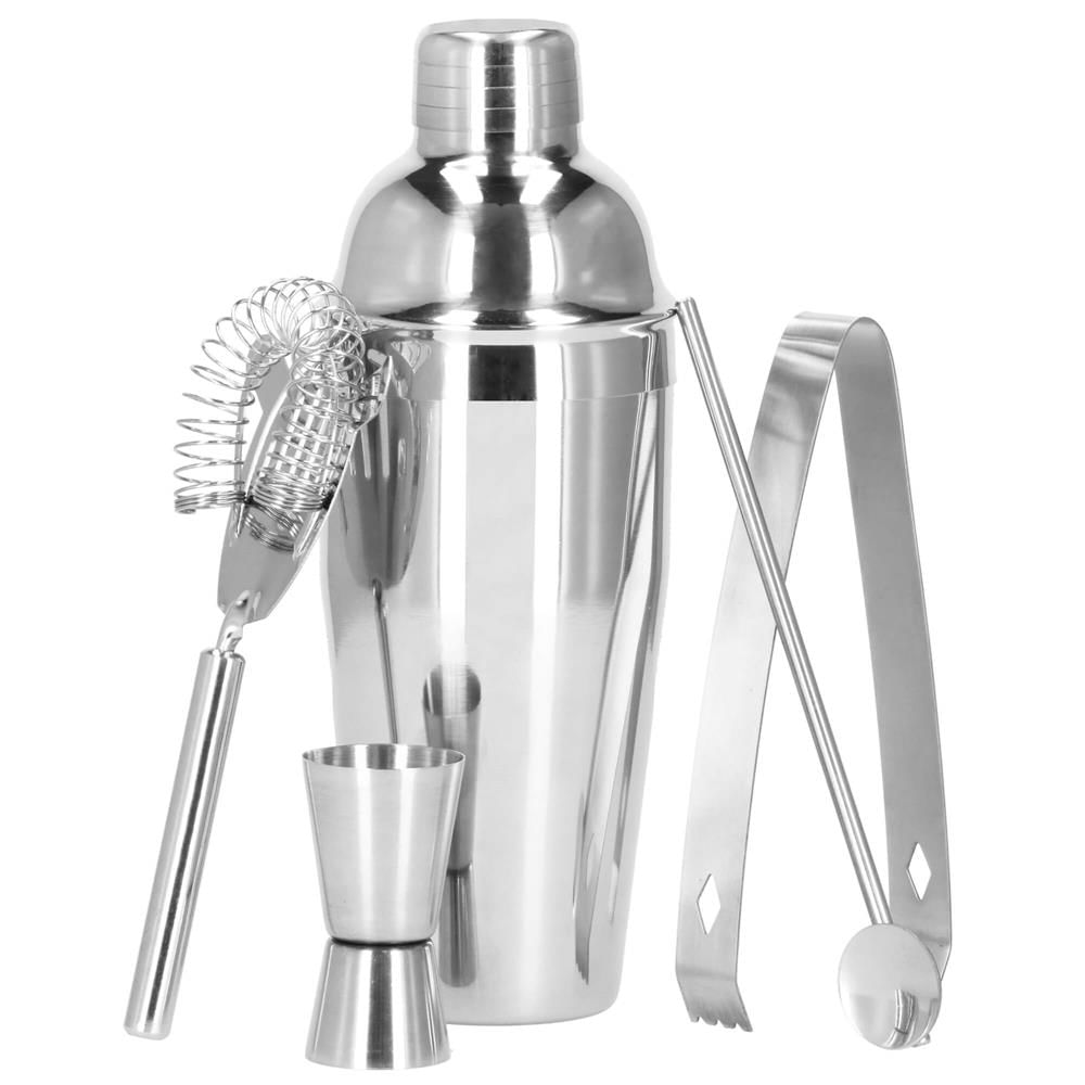 Set Cocktail Shaker Kit pentru barmani 750ml, KI21, 5 piese — imaginea 13