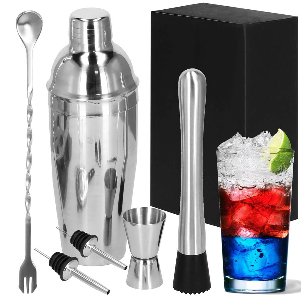 Set Cocktail Shaker Kit pentru barmani 550ml, KI13, 6 piese — imaginea 8