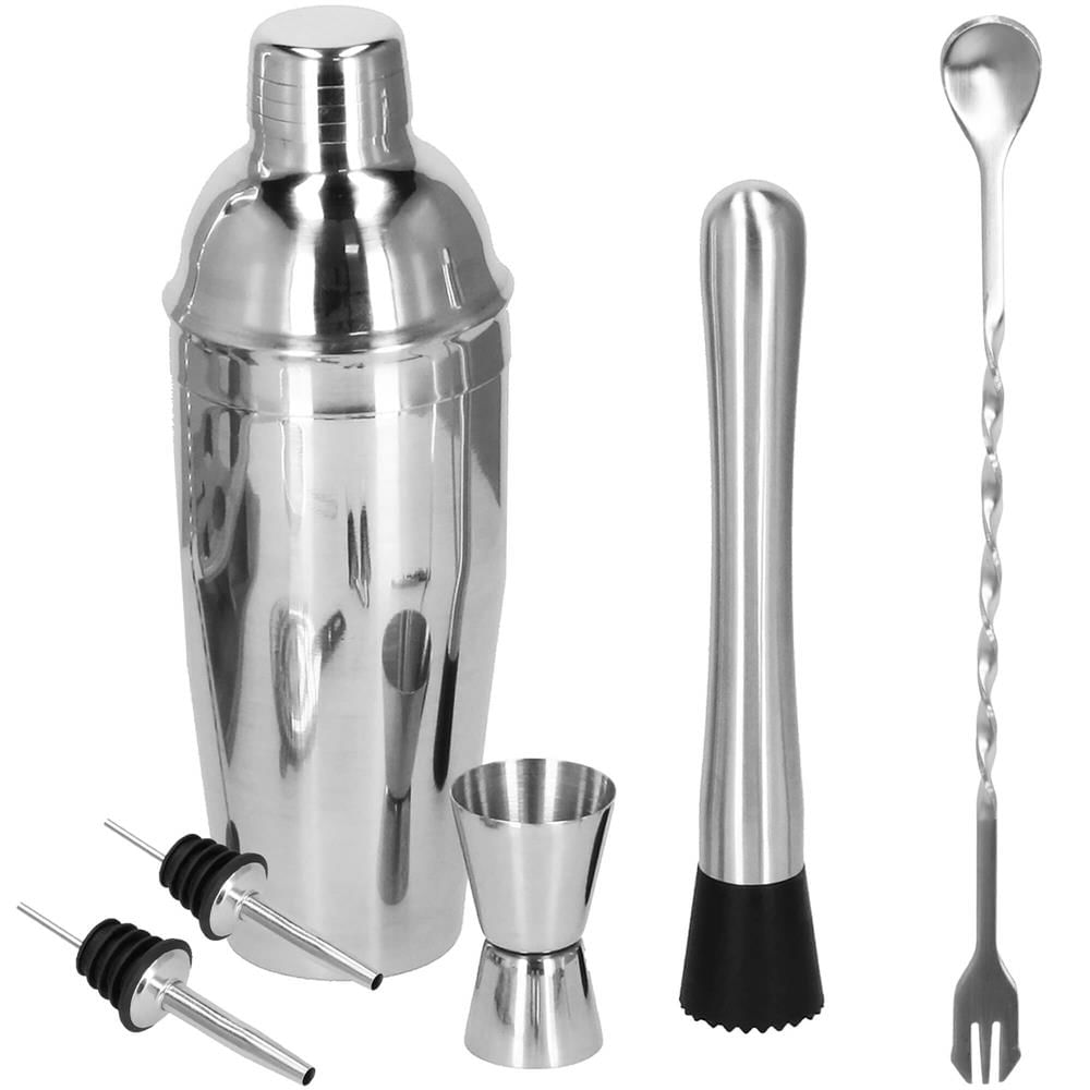 Set Cocktail Shaker Kit pentru barmani 550ml, KI13, 6 piese — imaginea 10