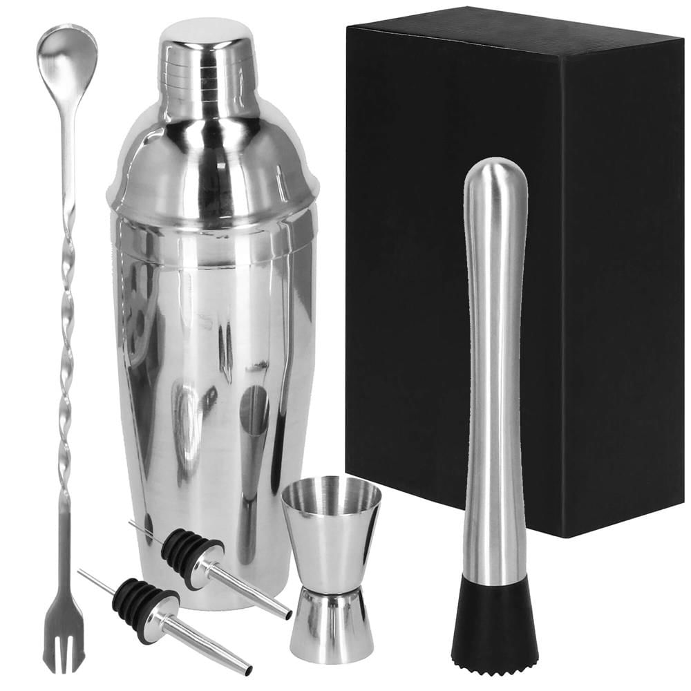 Set Cocktail Shaker Kit pentru barmani 550ml, KI13, 6 piese — imaginea 13
