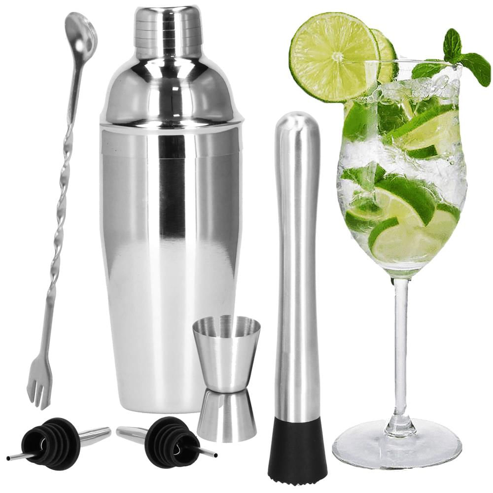 Set Cocktail Shaker Kit pentru barmani 550ml, KI13, 6 piese — imaginea 16