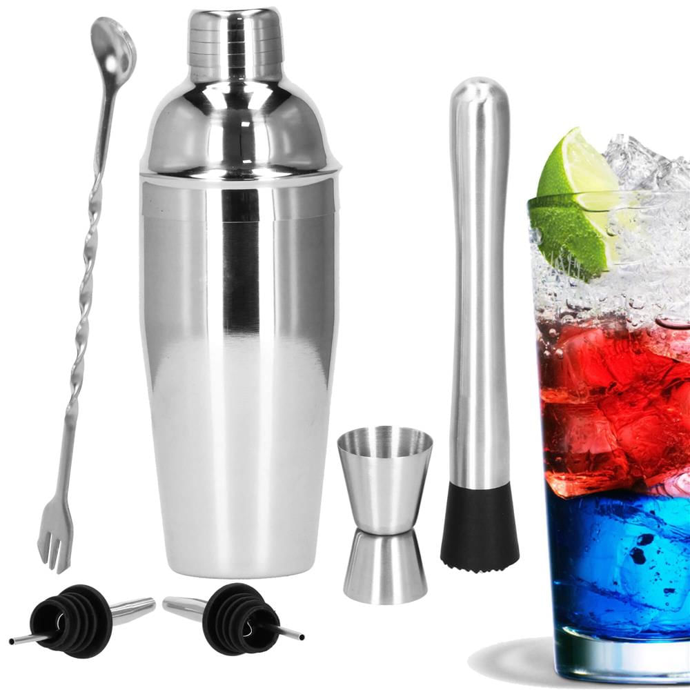 Set Cocktail Shaker Kit pentru barmani 550ml, KI13, 6 piese — imaginea 20