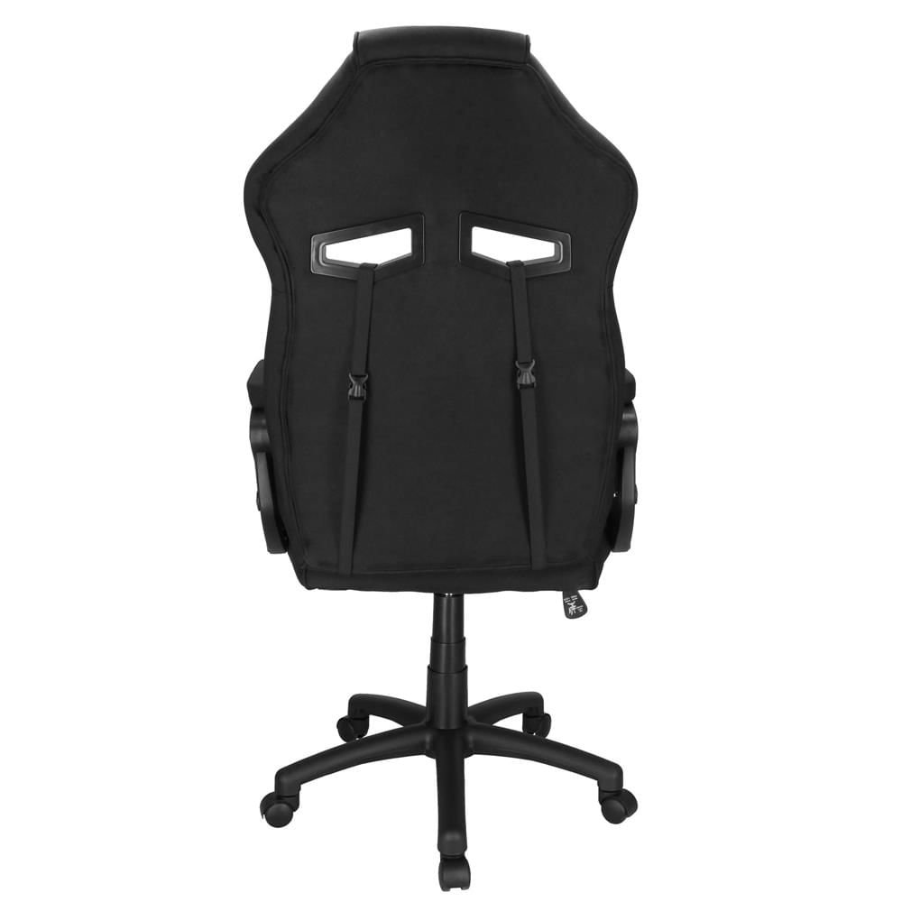 Scaun de birou ergonomic cu reglaj pe inaltime, functie de balans si perna lombara, 59x52x125 cm, negru — imaginea 14