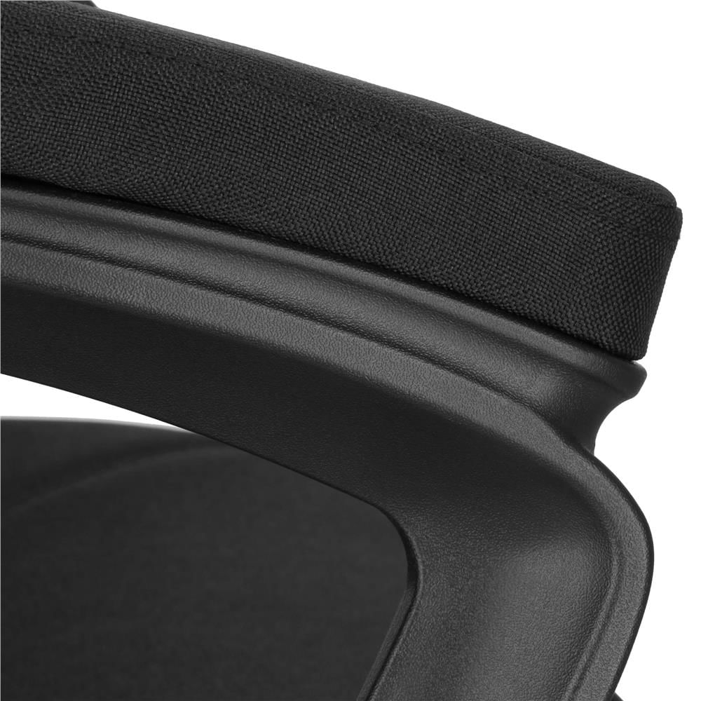 Scaun de birou ergonomic cu reglaj pe inaltime, functie de balans si perna lombara, 59x52x125 cm, negru — imaginea 16