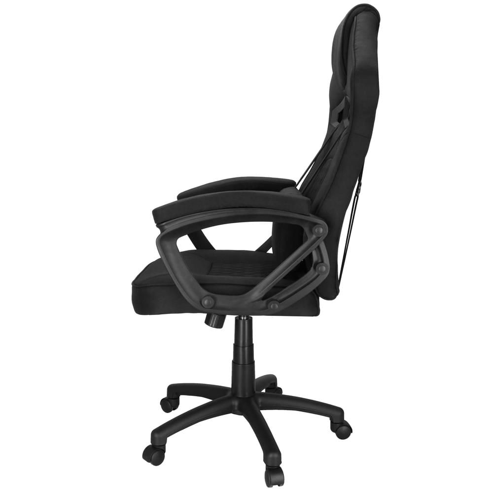 Scaun de birou ergonomic cu reglaj pe inaltime, functie de balans si perna lombara, 59x52x125 cm, negru — imaginea 18