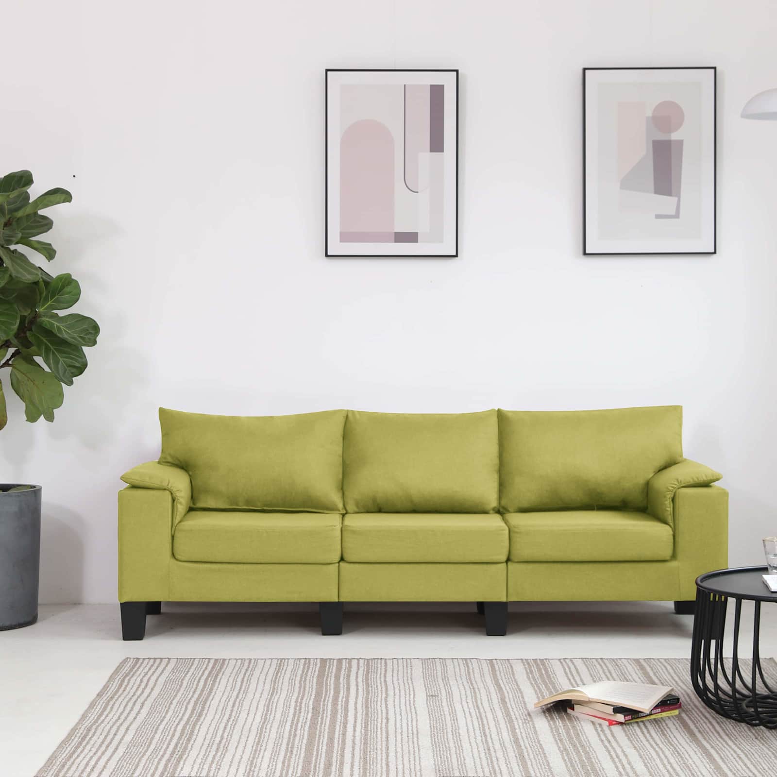 Canapea Verde tesatura — imaginea 2