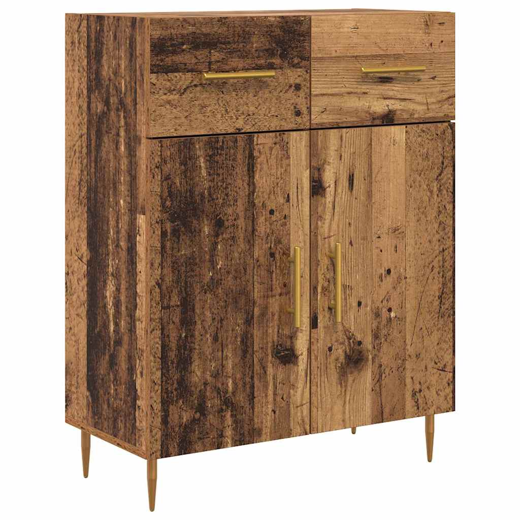 Bufet cu sertar Lemn Vechi 69,5 x 34 x 180 cm Lemn compozit — imaginea 7