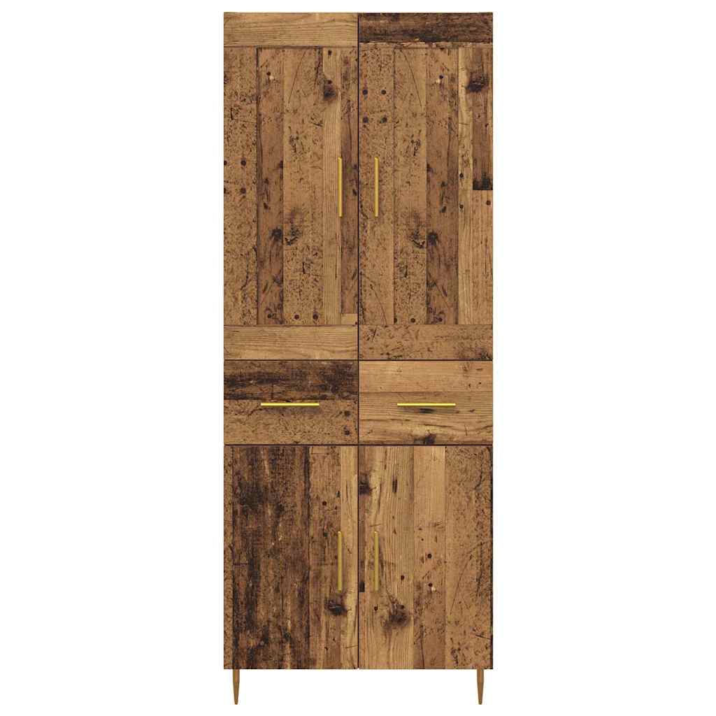 Bufet cu sertar Lemn Vechi 69,5 x 34 x 180 cm Lemn compozit — imaginea 9