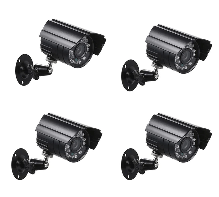 KIT de Supraveghere si Securitate Video CCTV 4 Camere 5G 4K HD Lentile 36mm