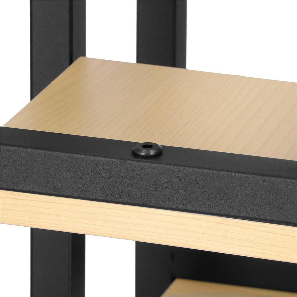 Stand pentru flori, cadru metalic, 4 etajere, 34x34x68 cm, bej — imaginea 2
