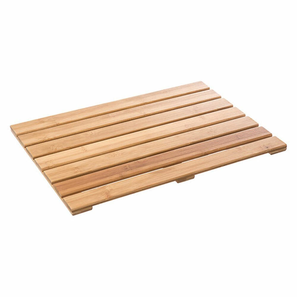 Gratar baie 5Five Bamboo din bambus natural, 53x36 cm, bej
