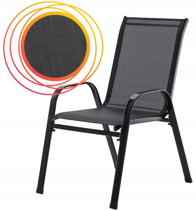 Set mobilier gradina textilene, 2 scaune, 1 canapea si 1 masa, gri inchis — imaginea 7