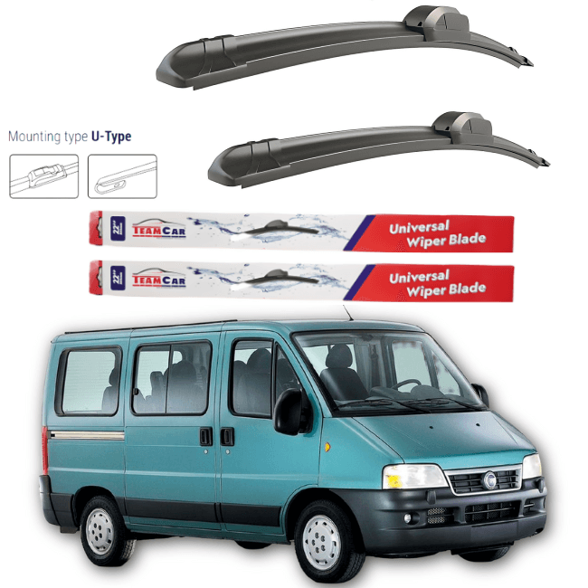Set stergatoare Fiat Ducato 2002-2006 Flat – Set fata