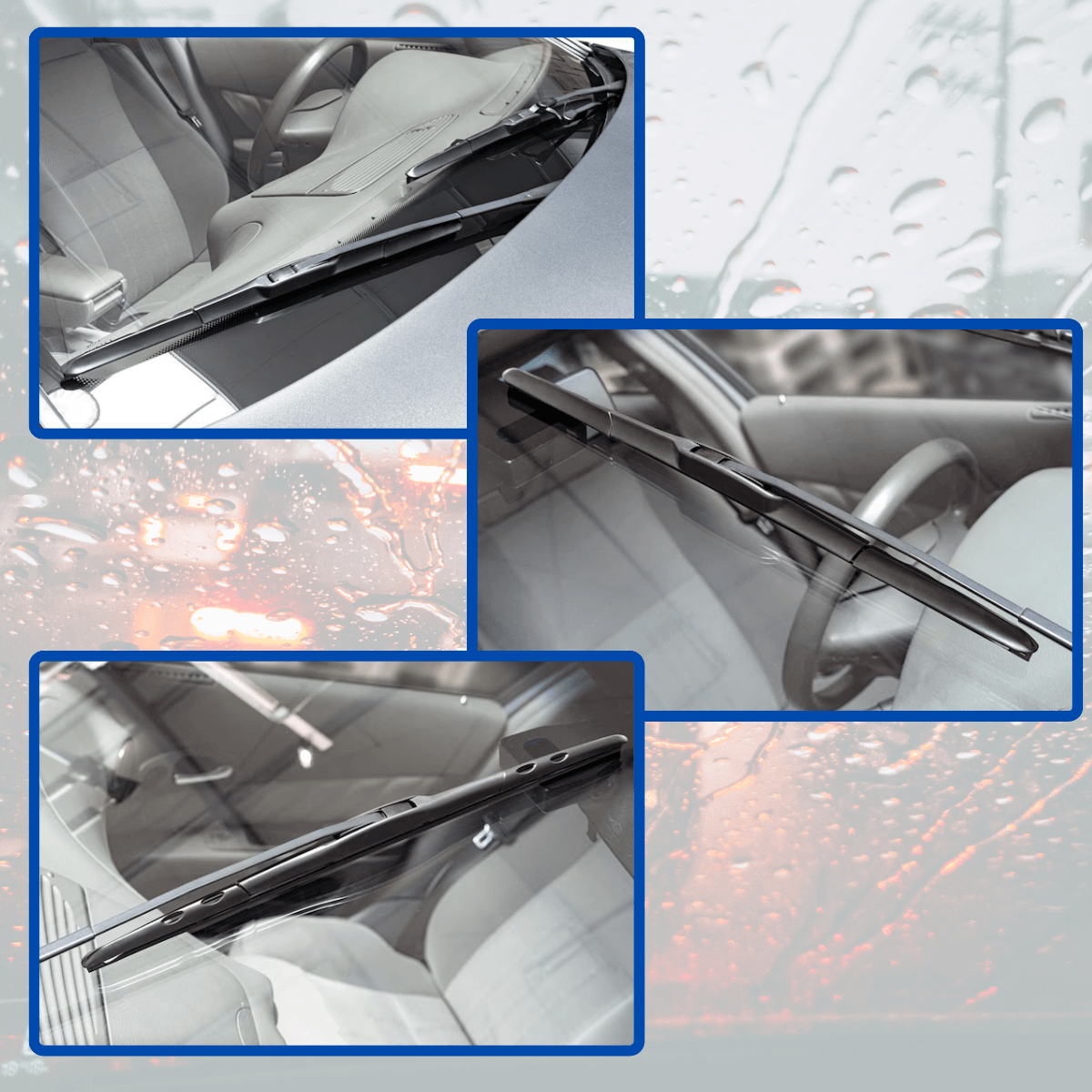 Stergatoare TeamCar® Dacia Logan I (2004–2012) – Hybrid - Set fata - imagine 4