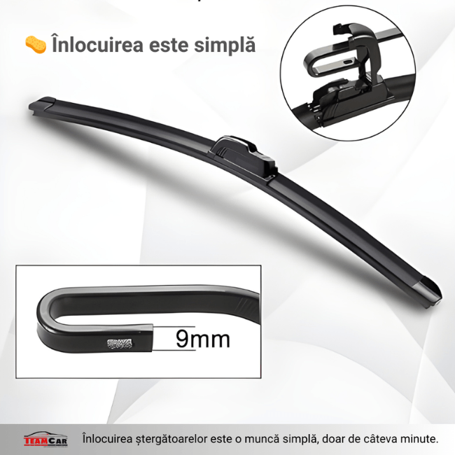 Stergatoare TeamCar® Toyota Yaris II (2005–2011) – Set fata Flat