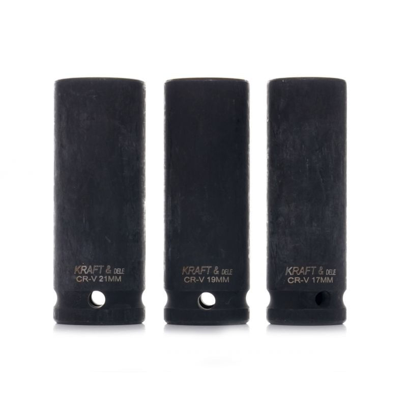 Set 3 chei tubulare impact, Kraft&Dele, 1/2", KD11750 — imaginea 3