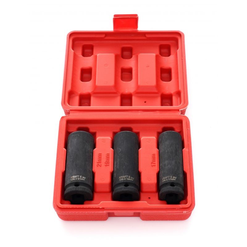 Set 3 chei tubulare impact, Kraft&Dele, 1/2", KD11750 — imaginea 4