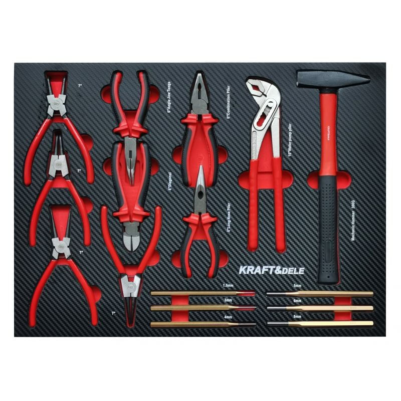Dulap pentru scule, Kraft&Dele, 479 Elemente, 12 Sertare, KD1063 — imaginea 4