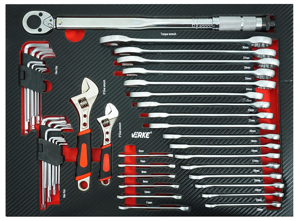 Dulap scule, 298 piese, V33108, Verke — imaginea 7