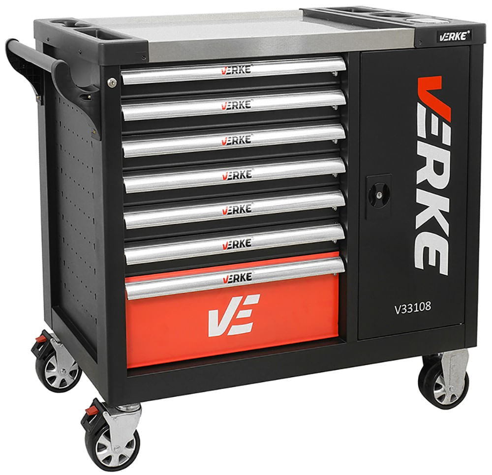 Dulap scule, 298 piese, V33108, Verke — imaginea 8