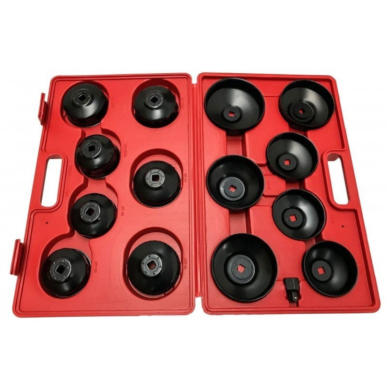 Set 15 chei tubulare, Deget V86210, pentru filtre ulei — imaginea 3