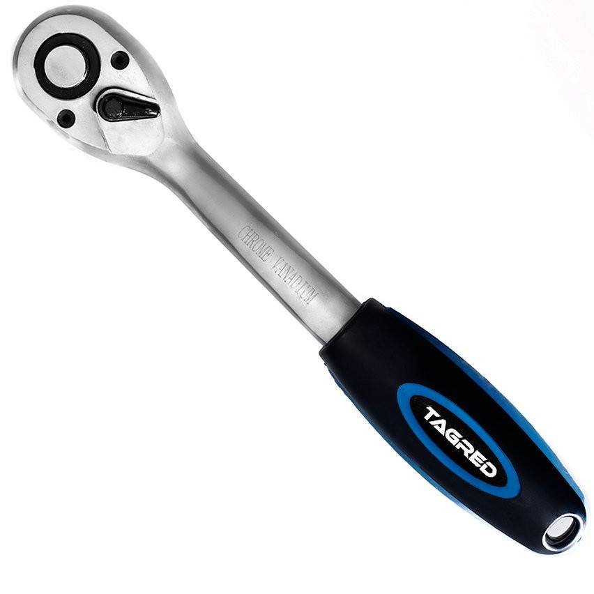 Cheie cu clichet 1/2" fabricat din otel CRV, cu soclu, 72 dinti-TA226 — imaginea 8