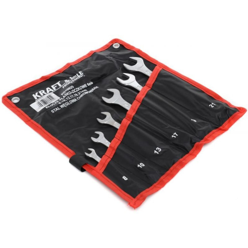 Set 6 chei fixe combinate, Kraft&Dele KD10925, 8-21 mm — imaginea 3