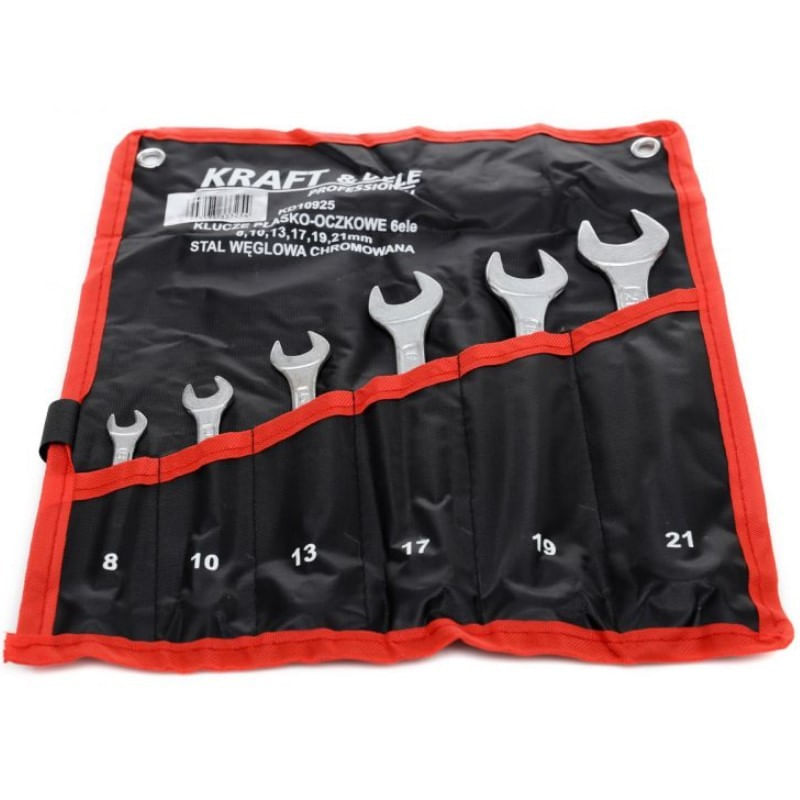 Set 6 chei fixe combinate, Kraft&Dele KD10925, 8-21 mm — imaginea 4