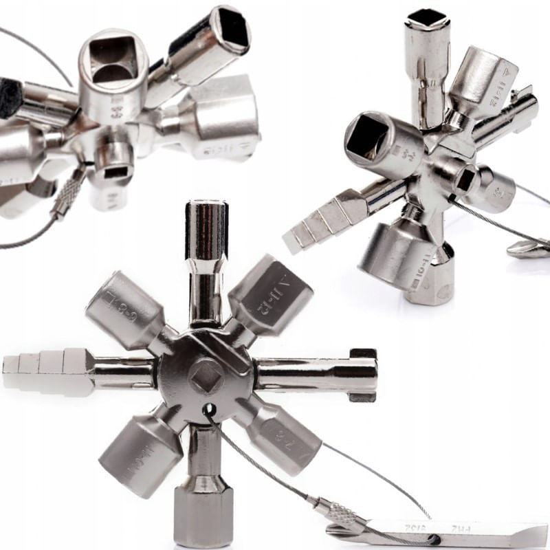 Cheie universala, Tagred TA4133, 10 in 1, pentru dulapuri electrice - imagine 2