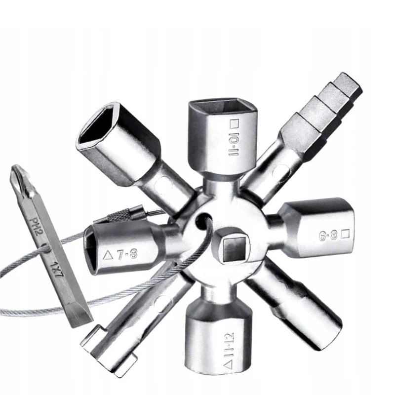 Cheie universala, Tagred TA4133, 10 in 1, pentru dulapuri electrice - imagine 3