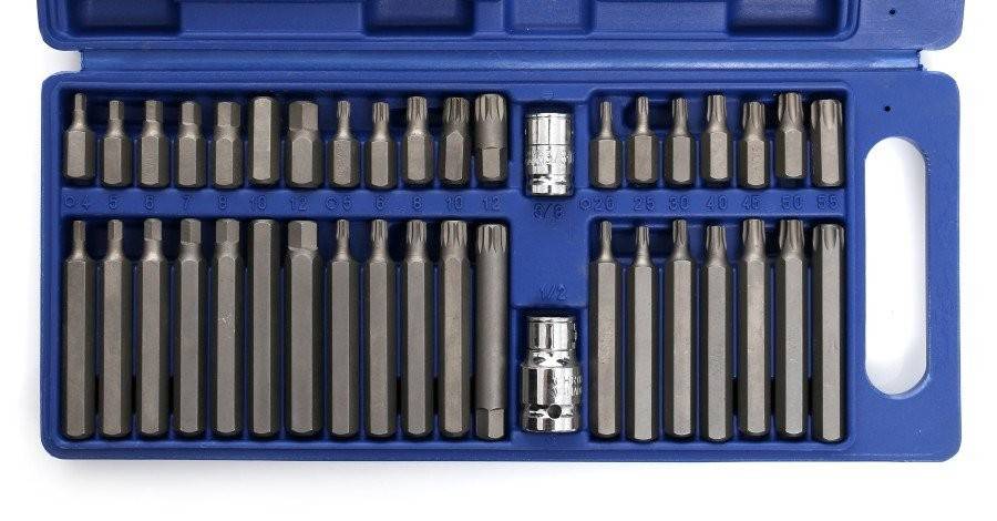 Set de 40 buc TORX chei hexagonale Tagred-TA1204 — imaginea 5