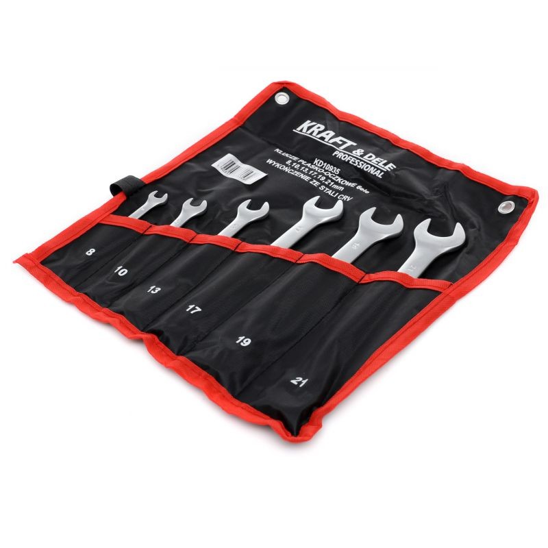 Set chei combinate, 6 buc 8-21mm, KD10935, Kraft&Dele — imaginea 6