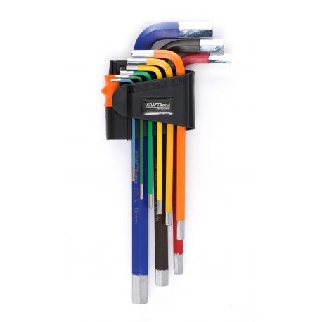 Set de imbusuri colorate, Kraft&Dele, 9 piese, KD11931 — imaginea 2