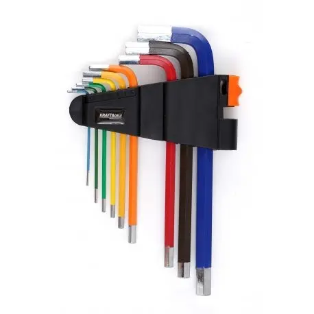 Set de imbusuri colorate, Kraft&Dele, 9 piese, KD11931 — imaginea 3