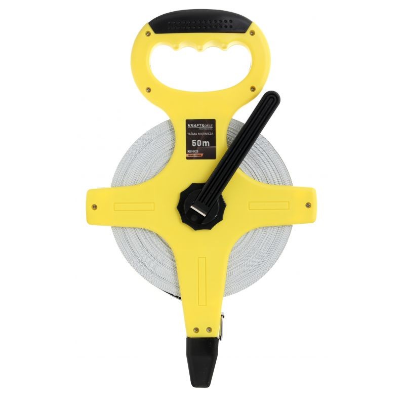Ruleta cu banda fibra de sticla, Kraft&Dele, 50 m, KD10428