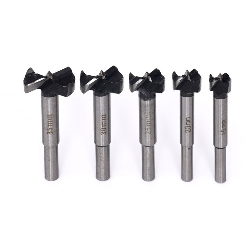 Set carote si freze pentru lemn, Kraft&Dele, 10 elemente, KD979