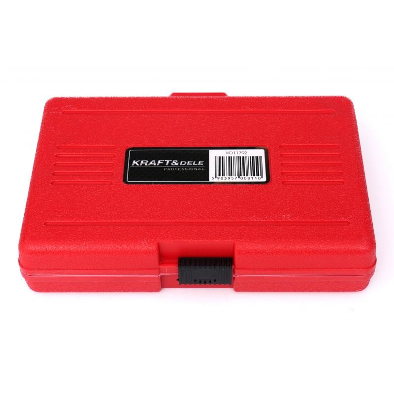 Set chei tubulare de impact cu bit 1/2", Kraft&Dele, 12 elemente, KD11792 — imaginea 4