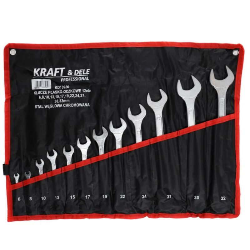 Set chei combinate, Kraft&Dele KD10926, 6-32 mm, 12 piese — imaginea 2