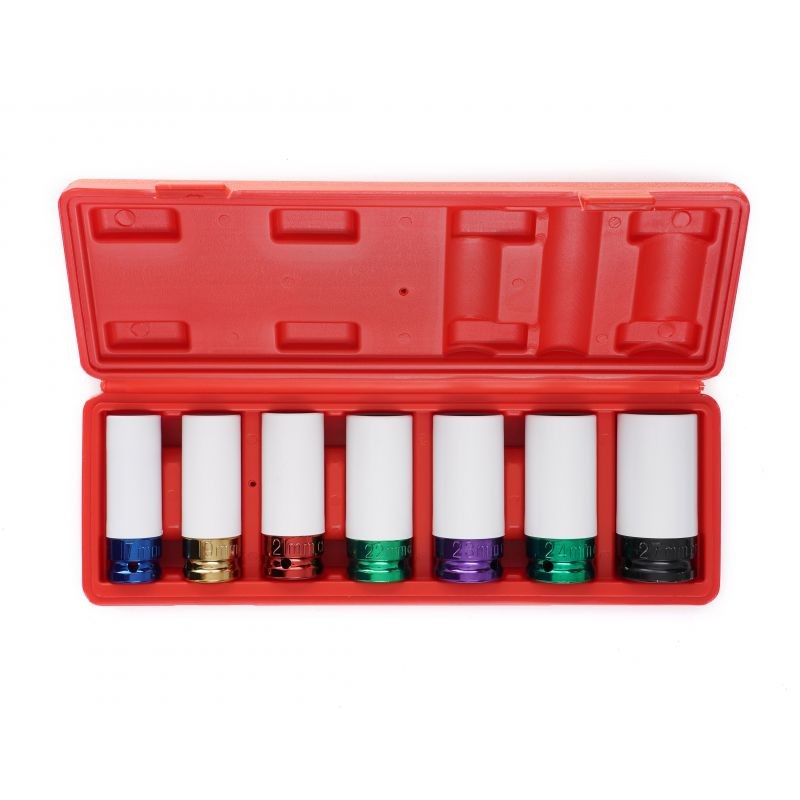 Set 7 chei tubulare impact, Kraft&Dele, 1/2", KD11752 — imaginea 5
