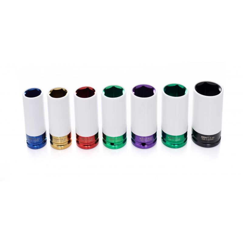 Set 7 chei tubulare impact, Kraft&Dele, 1/2", KD11752 — imaginea 6