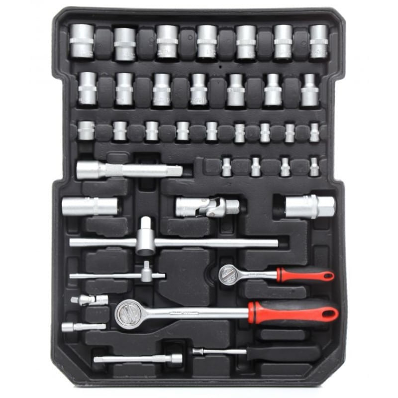 Trusa 188 scule tubulare, Kraft&Dele KD314, imbus, patenti, chei, 16 kg — imaginea 3