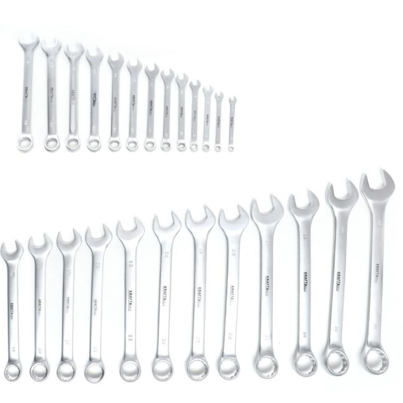 Set 25 chei fixe combinate, Kraft&Dele KD10930, 6-28, 30, 32mm — imaginea 3