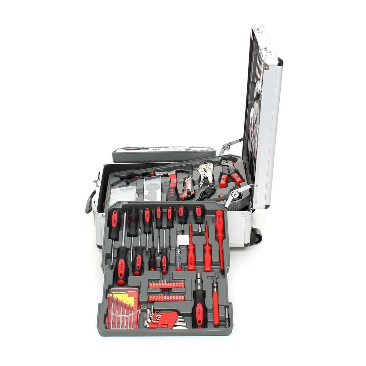 Trusa 188 scule tubulare, Kraft&Dele KD314, imbus, patenti, chei, 16 kg — imaginea 9