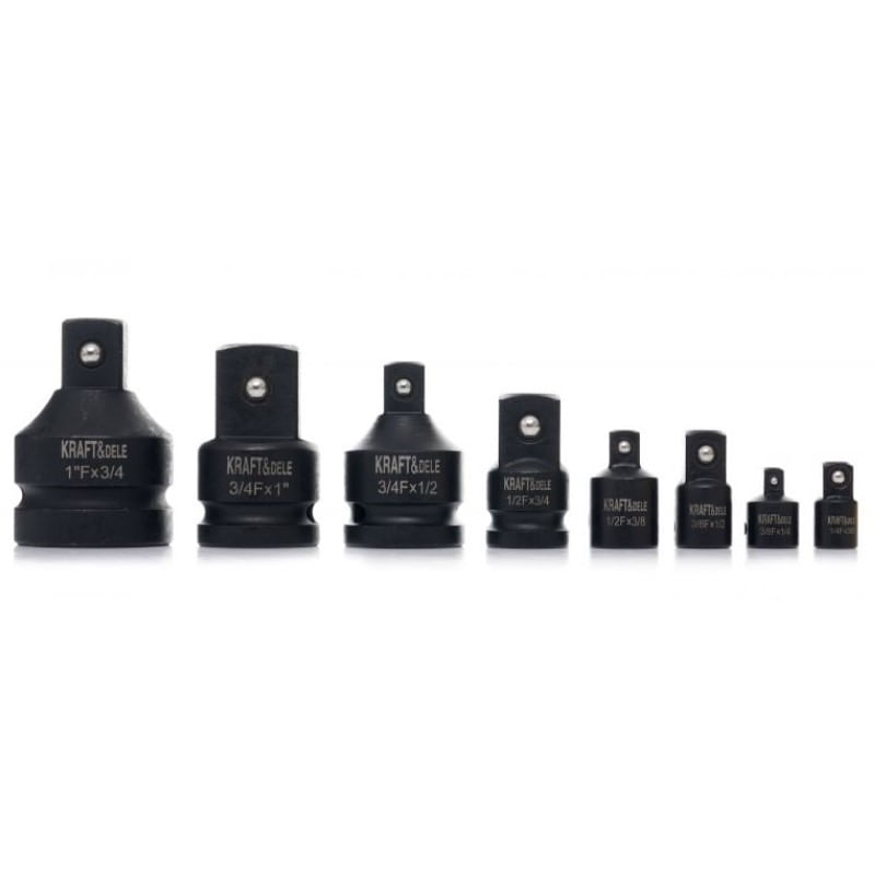 Set adaptoare chei de impact, 8 buc, KD11760, Kraft&Dele