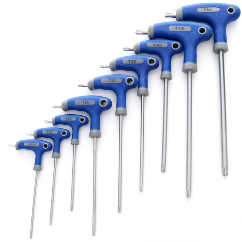 Set 9 chei torx, Kraft&Dele KD10247, 2.0-10.0mm