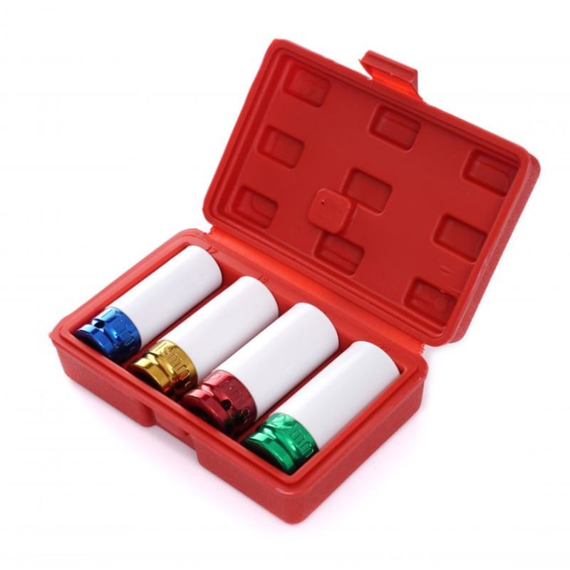 Set de chei tubulare, Kraft&Dele, impact 1/2", 4 piese, 17/19/21/22 mm — imaginea 4